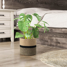 Load image into Gallery viewer, Jute Plant Basket Modern Woven Basket for 10" Flower Pot
