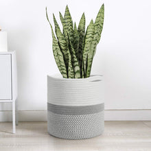 Load image into Gallery viewer, 11" x 11" Storage Basket Organizer For Indoor Flower Pots