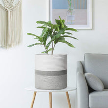 Load image into Gallery viewer, 11" x 11" Storage Basket Organizer For Indoor Flower Pots
