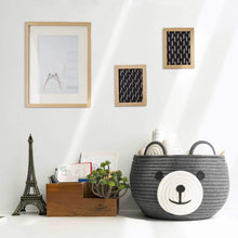 Load image into Gallery viewer, Cute Bear Round Basket
