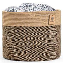 Load image into Gallery viewer, Baby Laundry Basket Jute Woven Blanket
