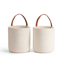 Load image into Gallery viewer, Small Jute Rope Hanging Basket 2 Pack