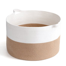 Load image into Gallery viewer, XXXLarge Cotton Rope Basket Woven Baby Laundry Basket