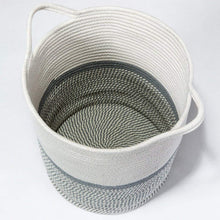 Load image into Gallery viewer, Timeyard Tall Laundry Basket with Handles For Baby Nursery Room Gray 