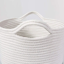 Load image into Gallery viewer, Timeyard Tall Laundry Basket with Handles For Baby Nursery Room Gray  handles design