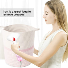 Load image into Gallery viewer, Tall Laundry Basket with Handles For Baby Nursery Room Gray 13.4 x 14.2 x 16.2 in