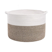 Load image into Gallery viewer, Woven Baby Laundry Basket for Blankets